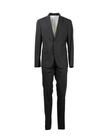Shop DSQUARED2  Dress: Dsquared2 dress in cool wool.
Slim fit.
Single-breasted blazer.
Welt chest pocket.
Button cuffs.
Trousers with ironed crease.
Hook and zip closure.
Inner lining.
Composition: 95% Wool 5% Elastane.
Made in Italy.. FT0458 S40320-855